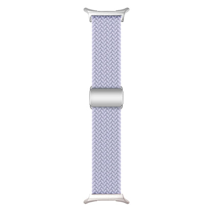 For Samsung Galaxy Watch Ultra 47mm Nylon Loop Magnetic Buckle Watch Band(Fog Purple) - Watch Bands by PMC Jewellery | Online Shopping South Africa | PMC Jewellery | Buy Now Pay Later Mobicred