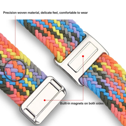 For Samsung Galaxy Watch Ultra 47mm Nylon Loop Magnetic Buckle Watch Band(Starlight Pink) - Watch Bands by PMC Jewellery | Online Shopping South Africa | PMC Jewellery | Buy Now Pay Later Mobicred