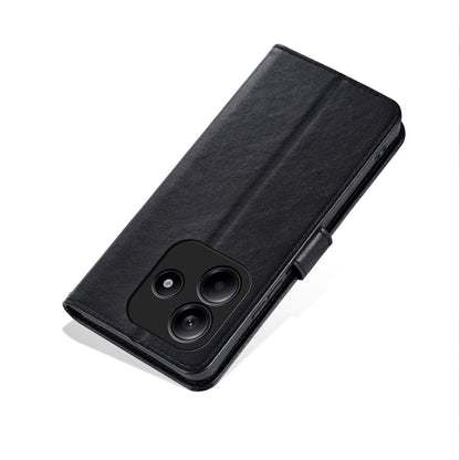 For Redmi Note 14 5G AZNS Sheepskin Texture Flip Leather Phone Case(Black) - Note 14 Cases by AZNS | Online Shopping South Africa | PMC Jewellery | Buy Now Pay Later Mobicred