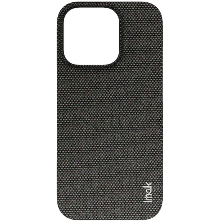 For iPhone 16 Pro imak Ruiyi Series Cloth Texture PU + PC Phone Case(Black) - iPhone 16 Pro Cases by imak | Online Shopping South Africa | PMC Jewellery | Buy Now Pay Later Mobicred