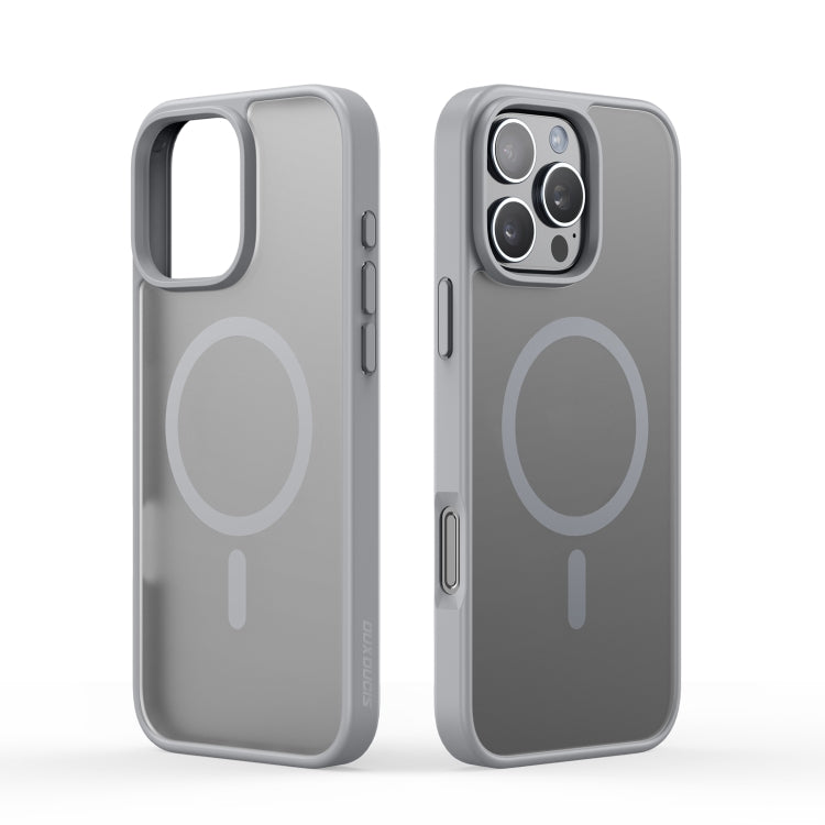 For iPhone 16 Pro DUX DUCIS Yind Series MagSafe TPU Hybrid PC Phone Case(Grey) - iPhone 16 Pro Cases by DUX DUCIS | Online Shopping South Africa | PMC Jewellery | Buy Now Pay Later Mobicred