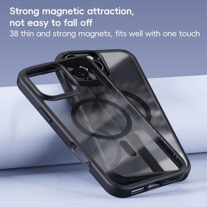 For iPhone 16 Pro Ming Shield Series MagSafe Magnetic Phone Case(Black) - iPhone 16 Pro Cases by PMC Jewellery | Online Shopping South Africa | PMC Jewellery | Buy Now Pay Later Mobicred