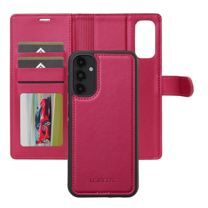 For Samsung Galaxy A14 4G / A14 5G LC.IMEEKE L2 Series Detachable Magsafe PU Phone Case with Lanyard(Red) - Galaxy Phone Cases by LC.IMEEKE | Online Shopping South Africa | PMC Jewellery | Buy Now Pay Later Mobicred