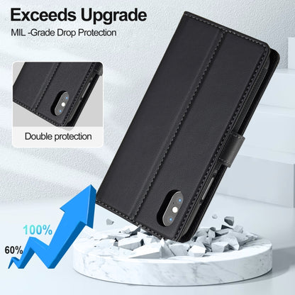 For iPhone XS Max LC.IMEEKE L2 Series Detachable Magsafe PU Phone Case with Lanyard(Black) - More iPhone Cases by LC.IMEEKE | Online Shopping South Africa | PMC Jewellery | Buy Now Pay Later Mobicred