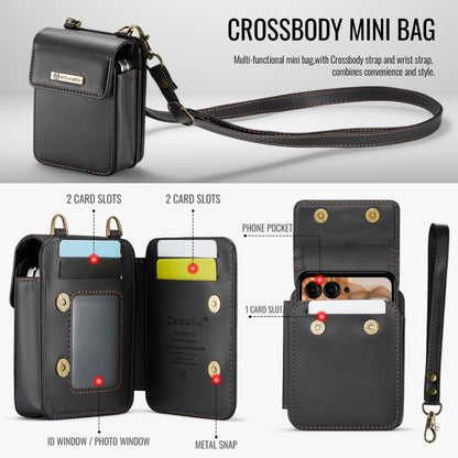 For Motorola Razr Series CaseMe Me50 Mini Lanyard Universal Bag(Black) - Motorola Cases by CaseMe | Online Shopping South Africa | PMC Jewellery | Buy Now Pay Later Mobicred