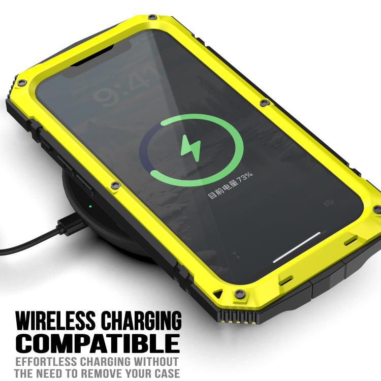 For iPhone 16e R-JUST Life Waterproof Dustproof Shockproof Phone Case(Yellow) - free shipping - PMC TechLife - Order now!