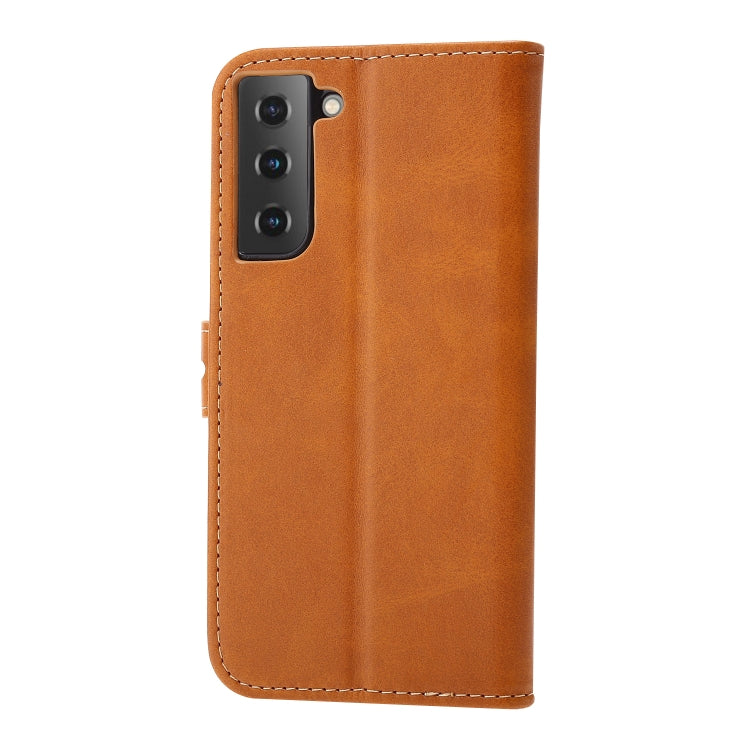 For Samsung Galaxy S25+ 5G Embossed Happy Cat Pattern Flip Leather Phone Case(Yellow) - Galaxy S25+ 5G Cases by PMC Jewellery | Online Shopping South Africa | PMC Jewellery | Buy Now Pay Later Mobicred