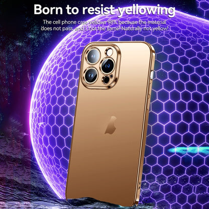 For iPhone 16 SULADA Natural Color Series Electroplating Frosted TPU Phone Case(Silver) - iPhone 16 Cases by SULADA | Online Shopping South Africa | PMC Jewellery | Buy Now Pay Later Mobicred