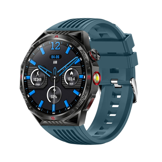 HT28 1.85 inch Silicone Strap IP68 Waterproof Smart Watch, Support Sleep Monitoring(Blue) - Smart Watches by PMC Jewellery | Online Shopping South Africa | PMC Jewellery | Buy Now Pay Later Mobicred