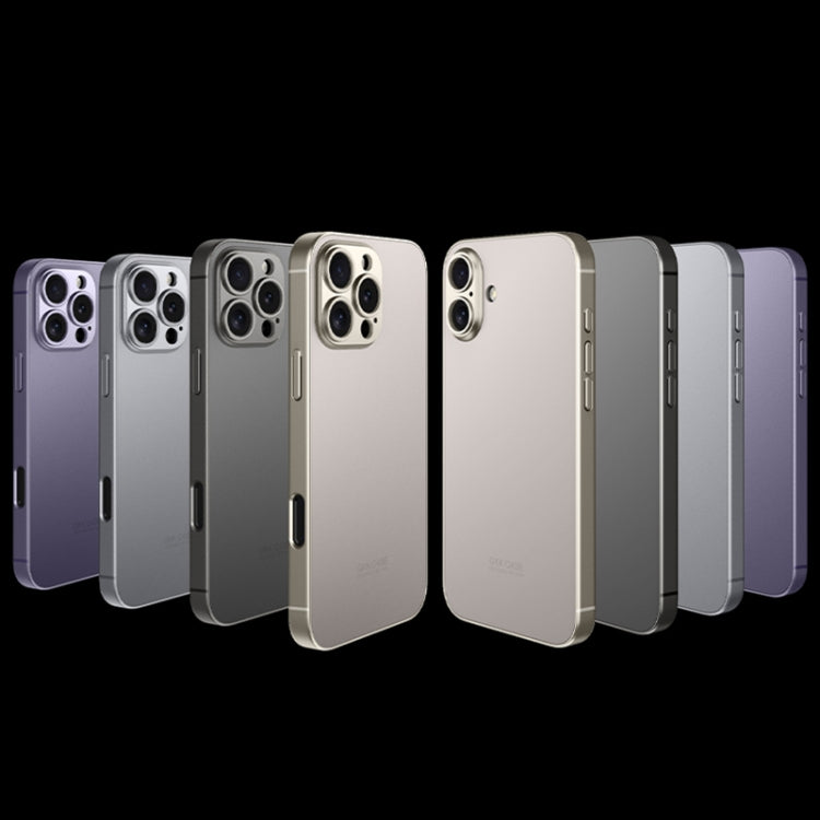 For iPhone 16 Plus GKK AG Craft Skin Feel Full Coverage Phone Case(Black) - free shipping - PMC Jewellery - Order now!