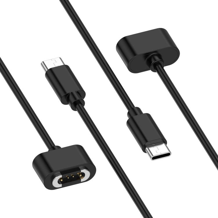For Xiaomi Mi Rabbit Kids Watch S1 Smart Watch Charging Cable 1m, USB-C / Type-C Interface(Black) - Charger by PMC TechLife | Online Shopping South Africa | PMC TechLife | Buy Now Pay Later Mobicred