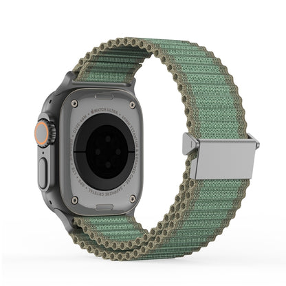 For Apple Watch SE 2022 40mm DUX DUCIS YC Series Ocean Nylon Watch Band(Green) - Watch Bands by DUX DUCIS | Online Shopping South Africa | PMC Jewellery | Buy Now Pay Later Mobicred