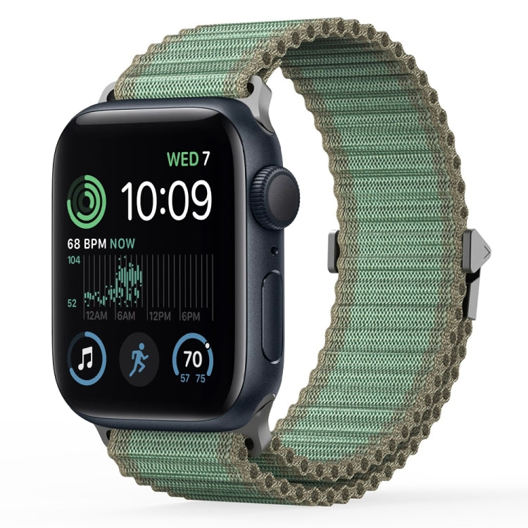 For Apple Watch SE 44mm DUX DUCIS YC Series Ocean Nylon Watch Band(Green) - Watch Bands by DUX DUCIS | Online Shopping South Africa | PMC Jewellery | Buy Now Pay Later Mobicred