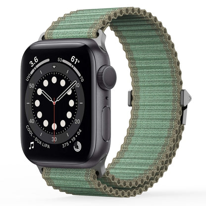 For Apple Watch Series 6 40mm DUX DUCIS YC Series Ocean Nylon Watch Band(Green) - Watch Bands by DUX DUCIS | Online Shopping South Africa | PMC Jewellery | Buy Now Pay Later Mobicred