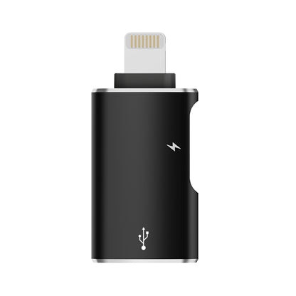 8 Pin to USB, USB-C / Type-C OTG Adapter(Black) - Converter & Adapter by PMC Jewellery | Online Shopping South Africa | PMC Jewellery | Buy Now Pay Later Mobicred