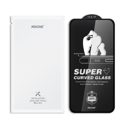 For iPhone 16 Plus / 15 Plus WK WTP-092 King Kong 6D Curved 28 Degree Privacy Tempered Glass Film - iPhone 16 Plus Cases by WK | Online Shopping South Africa | PMC Jewellery | Buy Now Pay Later Mobicred