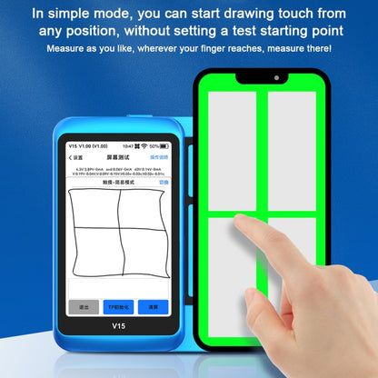 JCID V15 Professional LCD Touch Screen Tester - Test Tools by JC | Online Shopping South Africa | PMC Jewellery | Buy Now Pay Later Mobicred