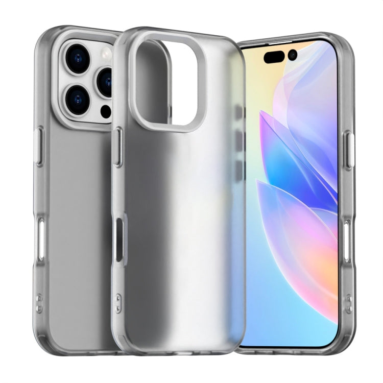 For iPhone 16 Pro Max Candy PC Hybrid TPU Shockproof Phone Case(White) - iPhone 16 Pro Max Cases by PMC Jewellery | Online Shopping South Africa | PMC Jewellery | Buy Now Pay Later Mobicred