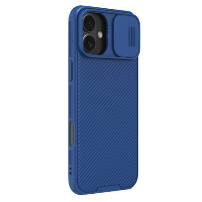 For iPhone 16 NILLKIN CamShield Pro Magnetic PC Phone Case(Blue) - iPhone 16 Cases by NILLKIN | Online Shopping South Africa | PMC Jewellery | Buy Now Pay Later Mobicred