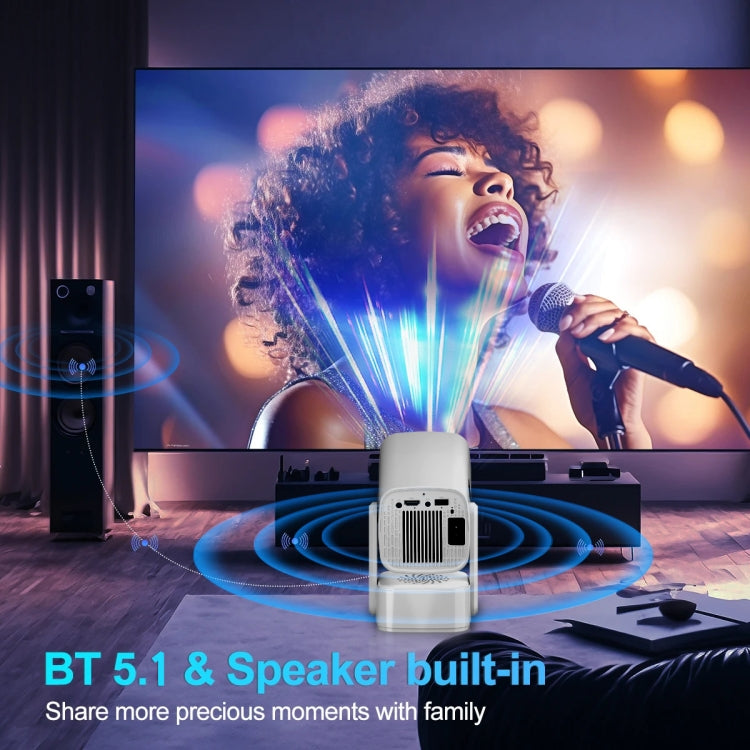 Y7S 720P Android 11 OS Portable Home WiFi Projector with Speaker, CPU:Allwinner H713(AU Plug) - Mini Projector by PMC Jewellery | Online Shopping South Africa | PMC Jewellery | Buy Now Pay Later Mobicred