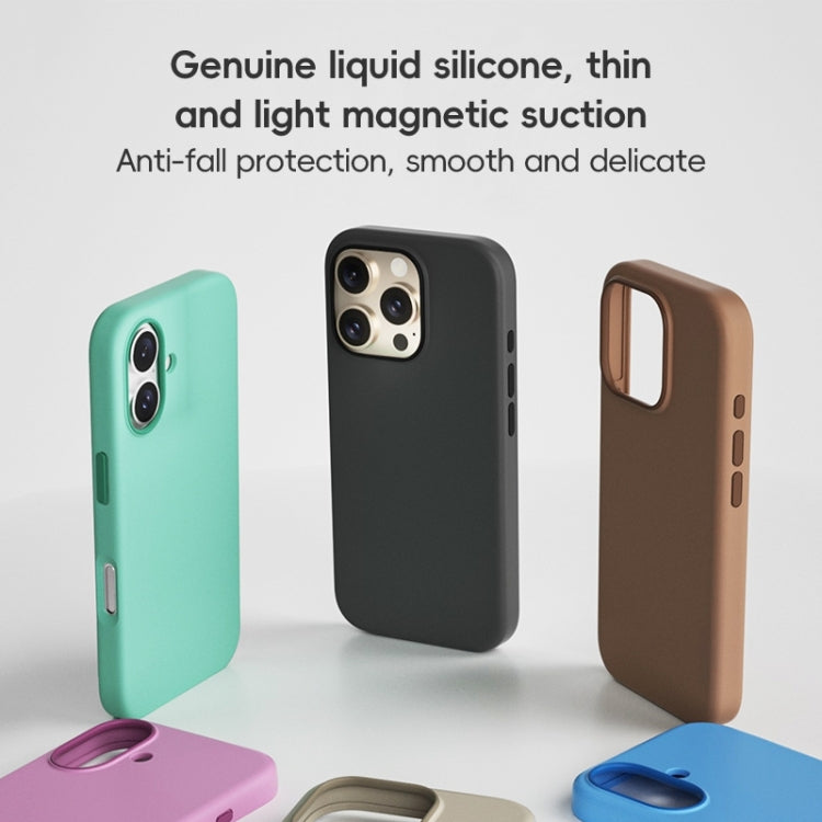 For iPhone 16 Pro ZGA Colorful Liquid Silicone Magsafe Phone Case(Gold) - iPhone 16 Pro Cases by ZGA | Online Shopping South Africa | PMC Jewellery | Buy Now Pay Later Mobicred