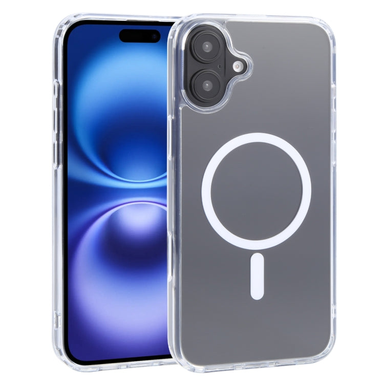 For iPhone 16 GEBEI MagSafe Magnetic Transparent Phone Case(Transparent) - free shipping - PMC Jewellery - Order now!