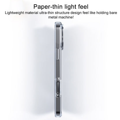 For iPhone 16 TGVIS LEN Series MagSafe Magnetic Phone Case(Transparent) - iPhone 16 Cases by TGVIS | Online Shopping South Africa | PMC Jewellery | Buy Now Pay Later Mobicred