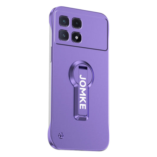 For Redmi K70 Ultra Baking Varnish 360 Rotate Holder No Frame PC Phone Case(Purple) - Xiaomi Cases by PMC Jewellery | Online Shopping South Africa | PMC Jewellery | Buy Now Pay Later Mobicred