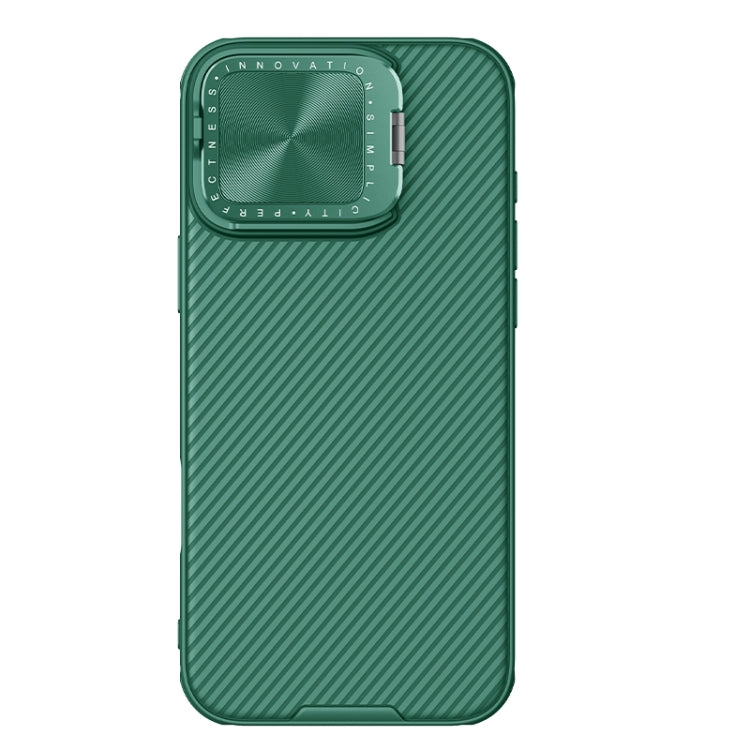 For iPhone 16 Pro Max NILLKIN CamShield Prop MagSafe Magnetic PC Phone Case(Green) - free shipping - PMC Jewellery - Order now!