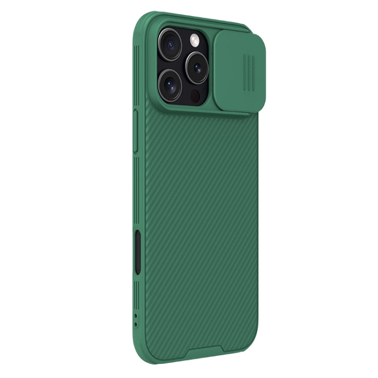 For iPhone 16 Pro Max NILLKIN CamShield Pro PC Phone Case(Green) - free shipping - PMC Jewellery - Order now!