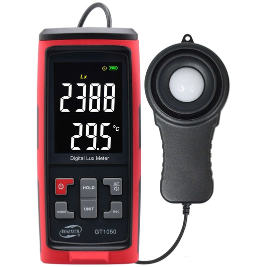 BENERECH GT1050 Professional Digital Light Lux Meter - Light & Sound Meter by BENETECH | Online Shopping South Africa | PMC Jewellery | Buy Now Pay Later Mobicred