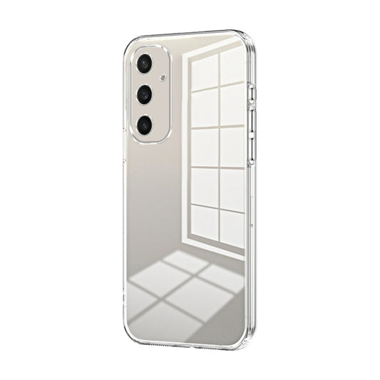 For Samsung Galaxy S25 5G Transparent Plating Fine Hole Phone Case(Transparent) - Galaxy S25 5G Cases by PMC Jewellery | Online Shopping South Africa | PMC Jewellery | Buy Now Pay Later Mobicred