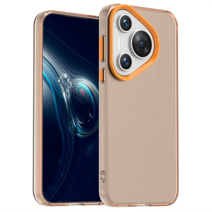 For Huawei Pura 70 Pro+ Candy PC Hybrid TPU Shockproof Phone Case(Orange) - Huawei Cases by PMC Jewellery | Online Shopping South Africa | PMC Jewellery | Buy Now Pay Later Mobicred