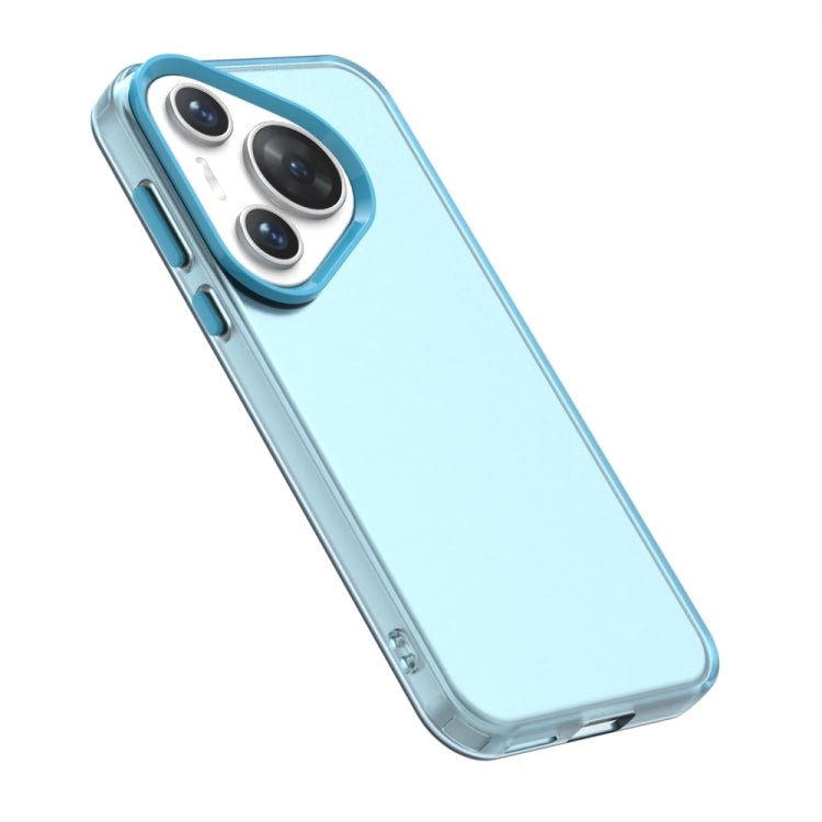 For Huawei Pura 70 Pro+ Candy PC Hybrid TPU Shockproof Phone Case(Blue) - Huawei Cases by PMC Jewellery | Online Shopping South Africa | PMC Jewellery | Buy Now Pay Later Mobicred