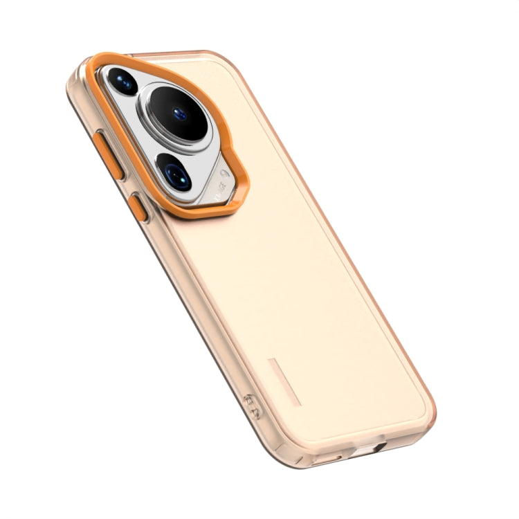 For Huawei Pura 70 Ultra Candy PC Hybrid TPU Shockproof Phone Case(Orange) - Huawei Cases by PMC Jewellery | Online Shopping South Africa | PMC Jewellery | Buy Now Pay Later Mobicred