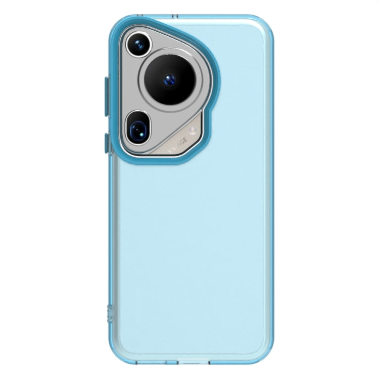 For Huawei Pura 70 Ultra Candy PC Hybrid TPU Shockproof Phone Case(Blue) - Huawei Cases by PMC Jewellery | Online Shopping South Africa | PMC Jewellery | Buy Now Pay Later Mobicred