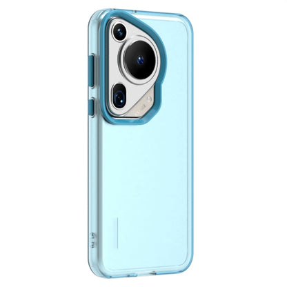 For Huawei Pura 70 Ultra Candy PC Hybrid TPU Shockproof Phone Case(Blue) - Huawei Cases by PMC Jewellery | Online Shopping South Africa | PMC Jewellery | Buy Now Pay Later Mobicred