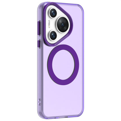 For Huawei Pura 70 Pro Candy Magsafe PC Hybrid TPU Phone Case(Purple) - Huawei Cases by PMC Jewellery | Online Shopping South Africa | PMC Jewellery | Buy Now Pay Later Mobicred