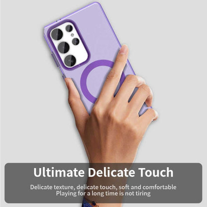 For Samsung Galaxy S25 Ultra 5G Candy Magsafe PC Hybrid TPU Phone Case(Purple) - Galaxy S25 Ultra 5G Cases by PMC Jewellery | Online Shopping South Africa | PMC Jewellery | Buy Now Pay Later Mobicred