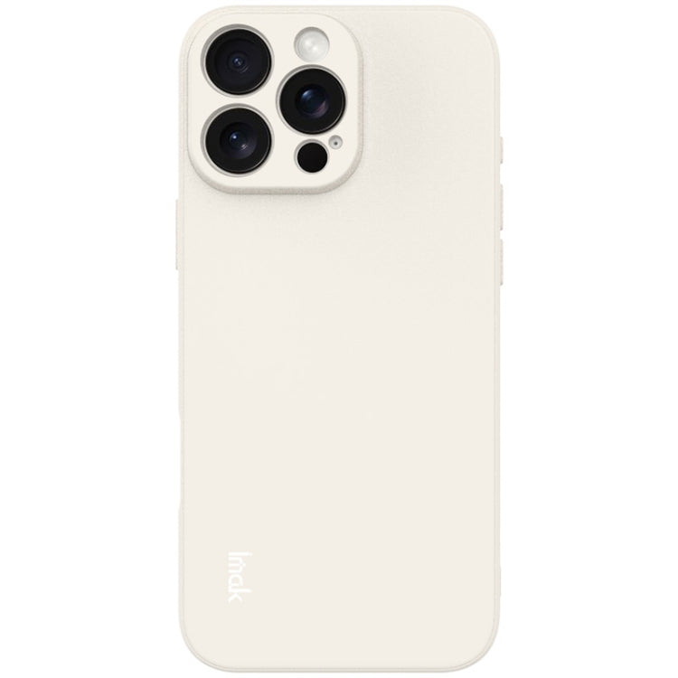 For iPhone 16 Pro imak UC-4 Series Straight Edge TPU Phone Case(White) - iPhone 16 Pro Cases by imak | Online Shopping South Africa | PMC Jewellery | Buy Now Pay Later Mobicred