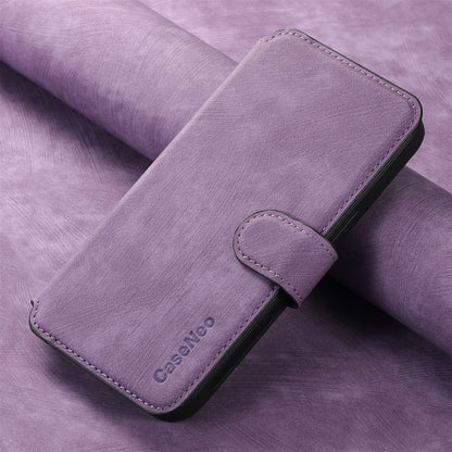 For iPhone 16 Plus CaseNeo MagSafe RFID Anti-theft Retro Leather Phone Case(Purple) - iPhone 16 Plus Cases by CaseNeo | Online Shopping South Africa | PMC Jewellery | Buy Now Pay Later Mobicred