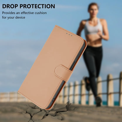 For Ulefone Note 17 Pro Skin Feel Solid Color Leather Phone Case with Lanyard(Nude) - Ulefone Cases by PMC Jewellery | Online Shopping South Africa | PMC Jewellery | Buy Now Pay Later Mobicred