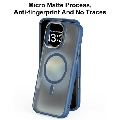 For iPhone 16 Mutural Skin Feel Series Frosted MagSafe Magnetic Phone Case(Black) - iPhone 16 Cases by Mutural | Online Shopping South Africa | PMC Jewellery | Buy Now Pay Later Mobicred