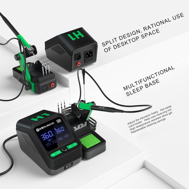 Mijing H1 Split Intelligent Temperature Control Soldering Station for Mobile Phone Repair, Plug:EU Plug - free shipping - PMc TechLife - Order now!
