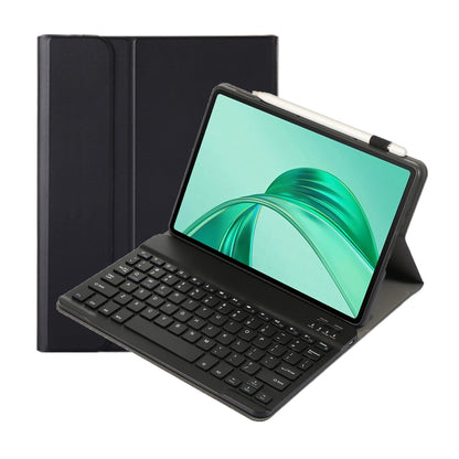 For Honor Pad X8a / X9 2024 AH25 Ultra-thin Detachable Bluetooth Keyboard Leather Tablet Case(Black) - Huawei Keyboard by PMC Jewellery | Online Shopping South Africa | PMC Jewellery | Buy Now Pay Later Mobicred