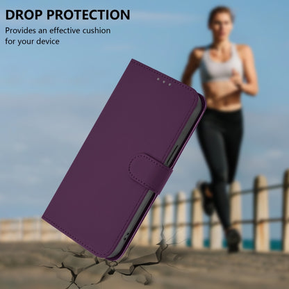 For Honor Magic6 Pro Skin Feel Solid Color Leather Phone Case with Lanyard(Violet) - Honor Cases by PMC Jewellery | Online Shopping South Africa | PMC Jewellery | Buy Now Pay Later Mobicred