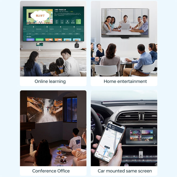 G126 Ultra HD Wireless Display Adapter Same Screen Device(Grey) - Wireless Display Dongle by PMC TechLife | Online Shopping South Africa | PMC TechLife | Buy Now Pay Later Mobicred