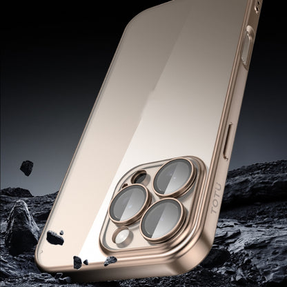 For iPhone 16 TOTU PC-2 Soft Jane Series Electroplated TPU Phone Case with Lens Film(Silver) - iPhone 16 Cases by TOTUDESIGN | Online Shopping South Africa | PMC Jewellery | Buy Now Pay Later Mobicred