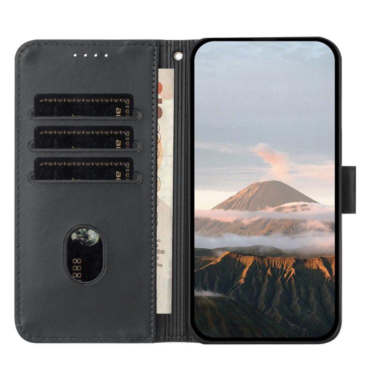 For iPhone 17 Triangle Pattern Buckle Clasp Leather Phone Case(Black) - free shipping - PMc TechLife - Order now!