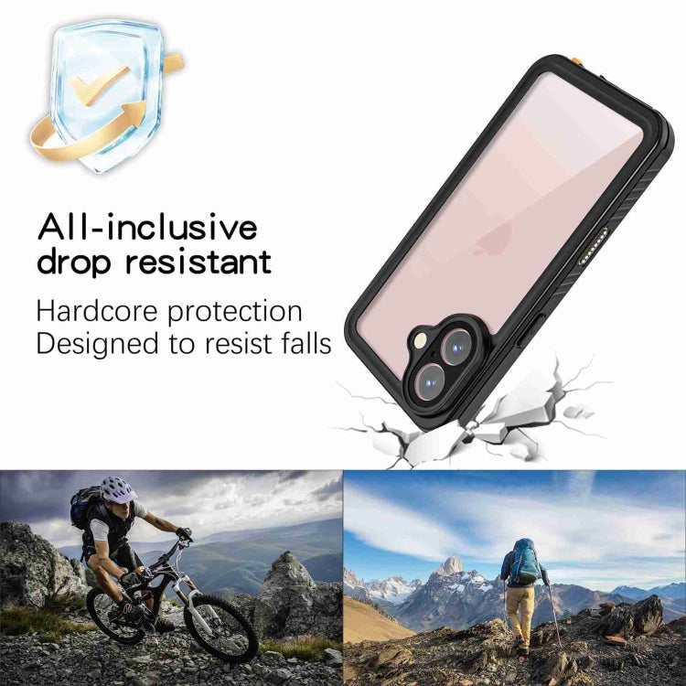 For iPhone 16 Plus RedPepper IP68 Waterproof Triple-proof Phone Case(Black) - free shipping - PMC Jewellery - Order now!